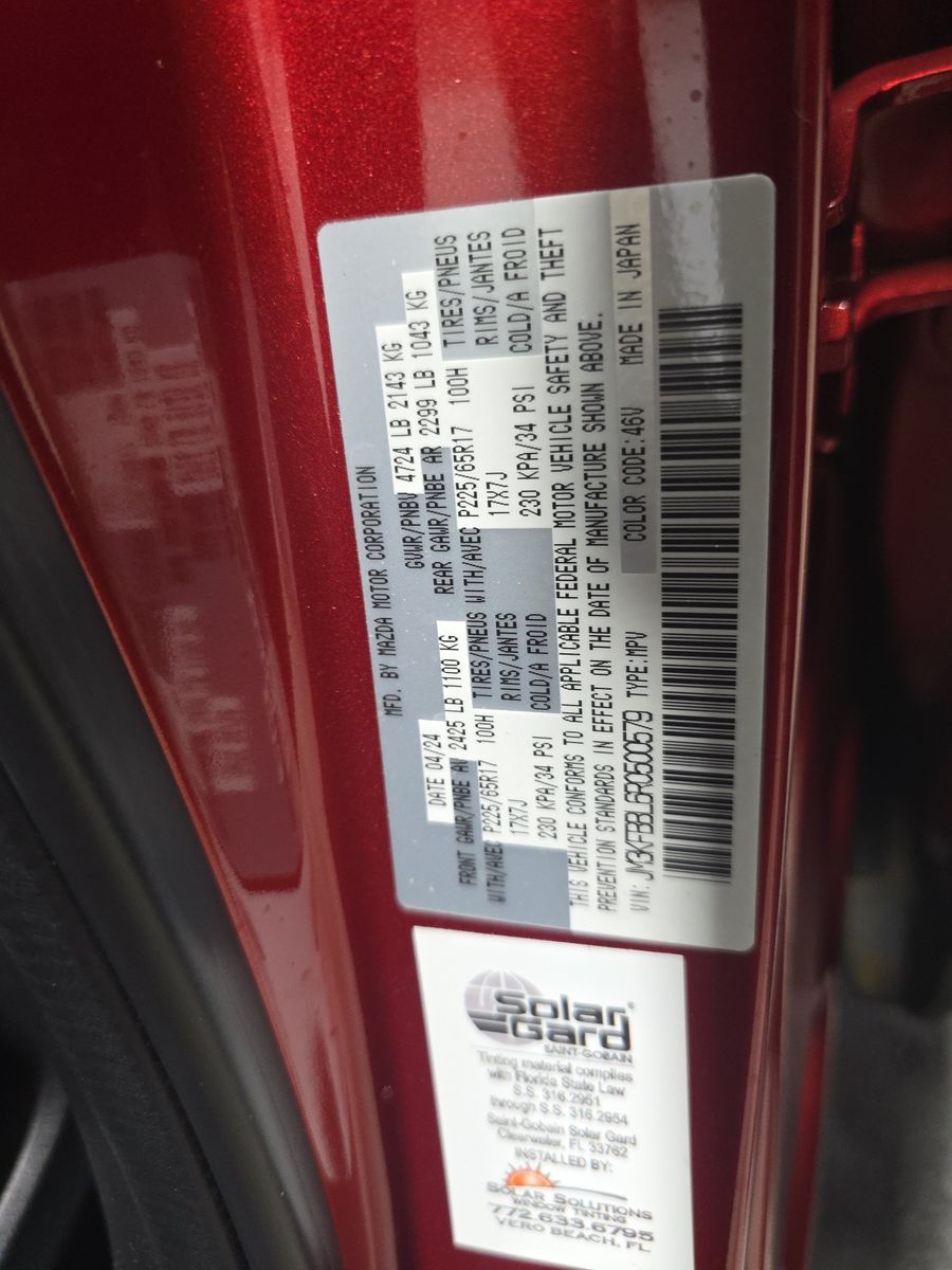 2024 MAZDA CX-5 2.5 S Select Package AWD