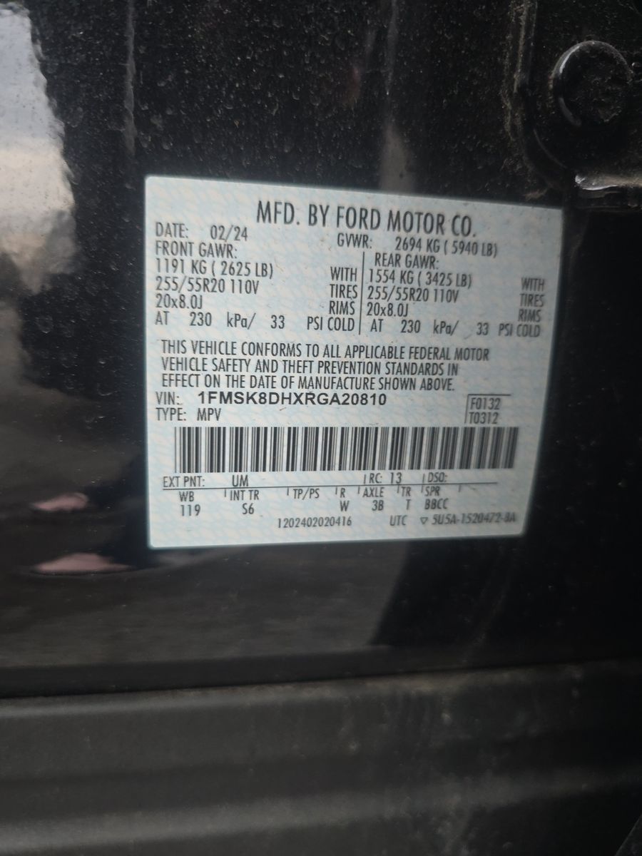 2024 Ford Explorer XLT AWD