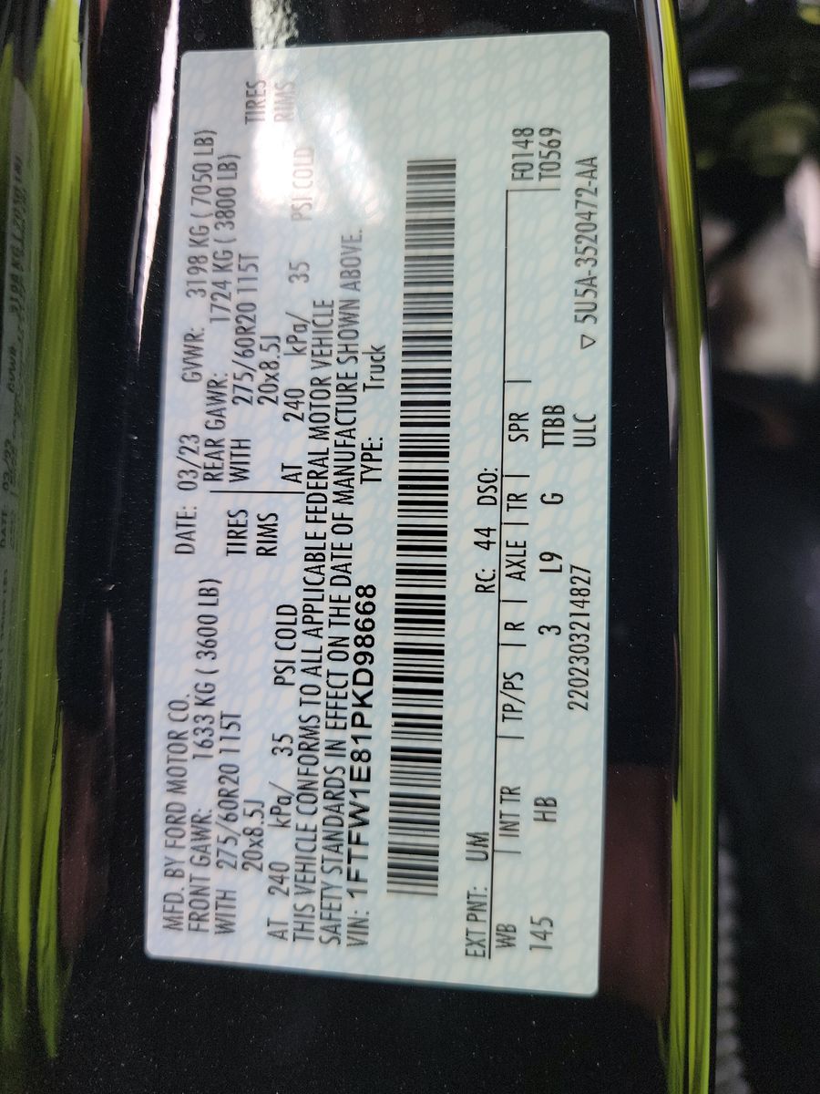 2023 Ford F-150 Lariat AWD