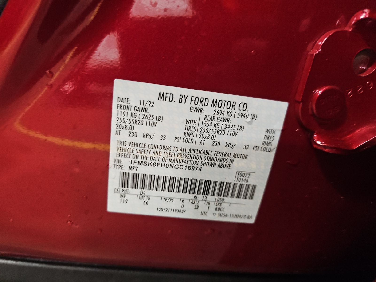 2022 Ford Explorer Limited AWD