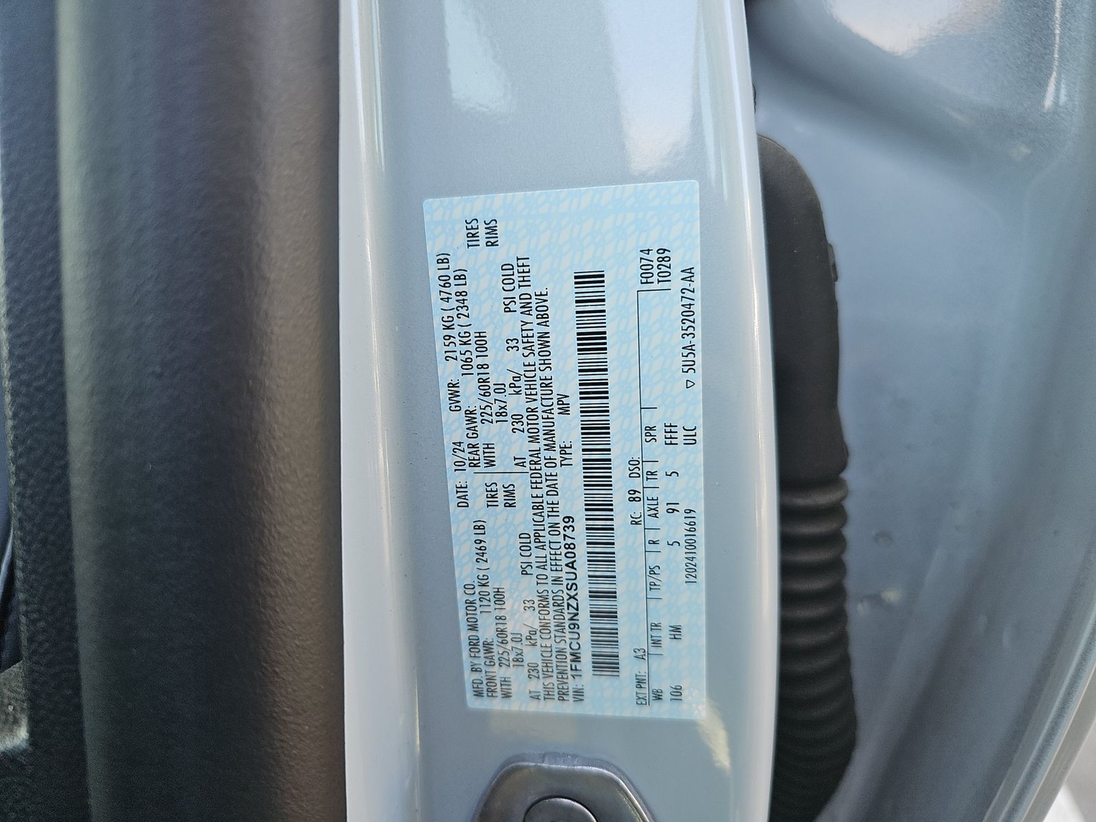 2025 Ford Escape Hybrid ST-Line Elite AWD