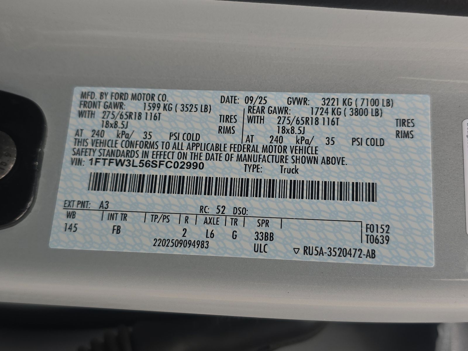 2025 Ford F-150 XLT AWD