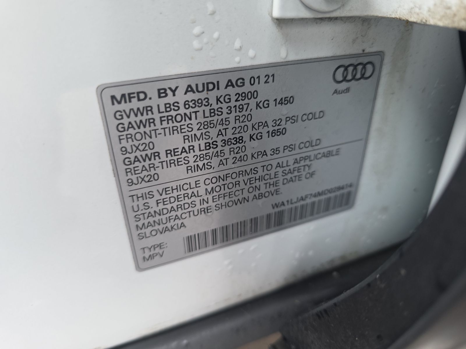 2021 Audi Q7 2.0T Premium Plus AWD