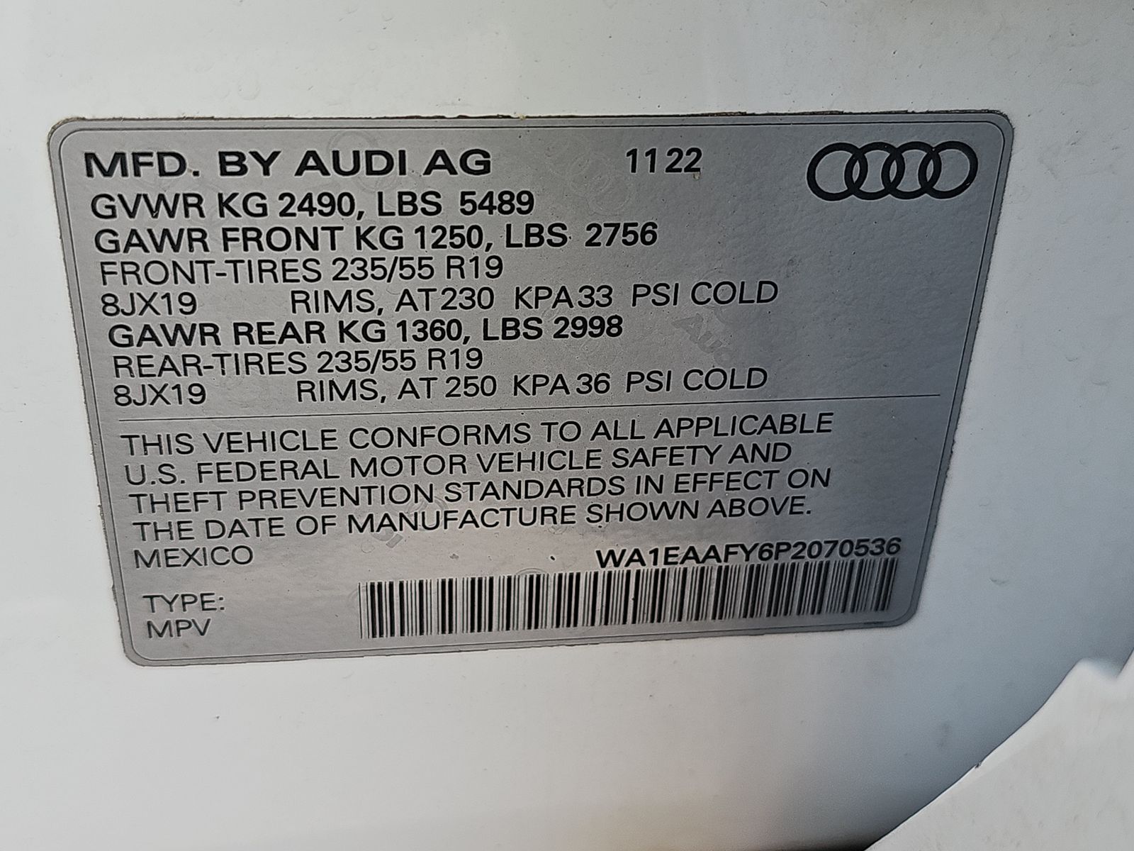 2023 Audi Q5 S line Premium Plus AWD