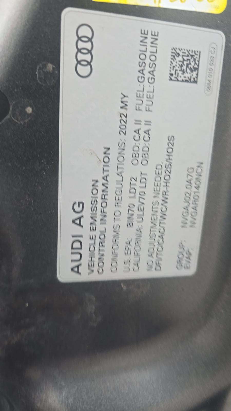 2022 Audi Q5 S line Premium AWD