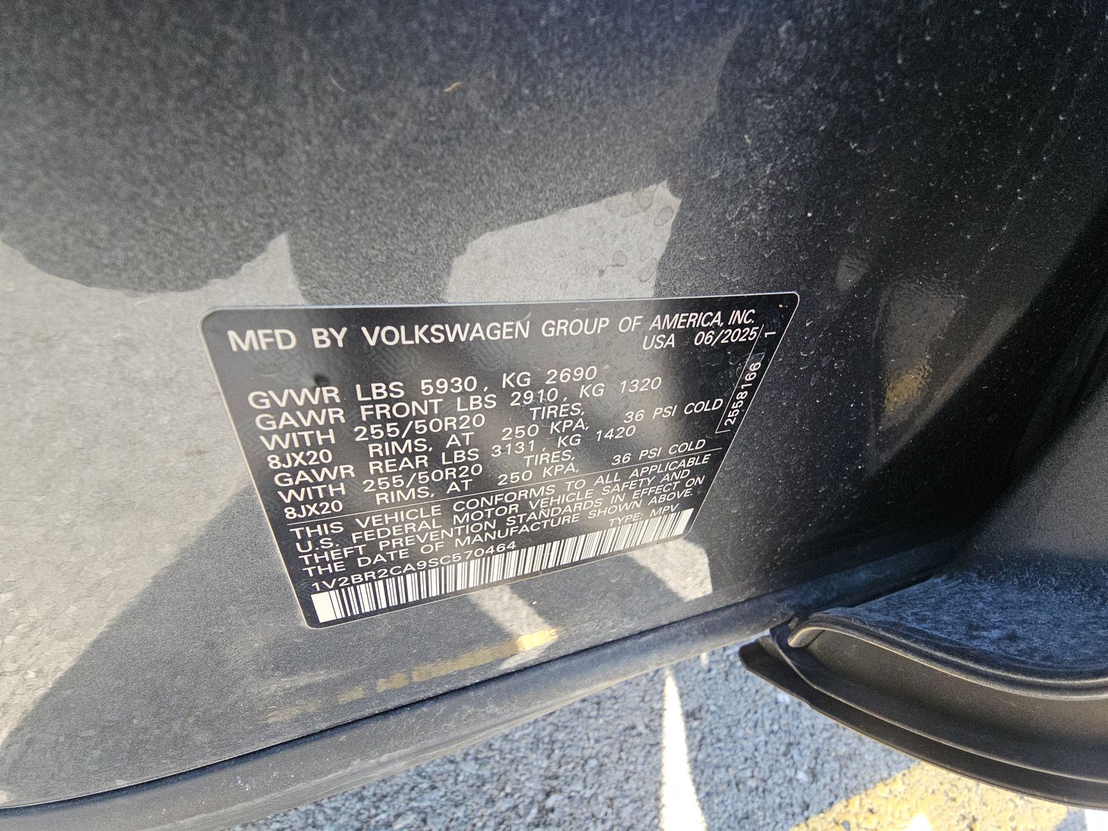 2025 Volkswagen Atlas 2.0T SEL AWD