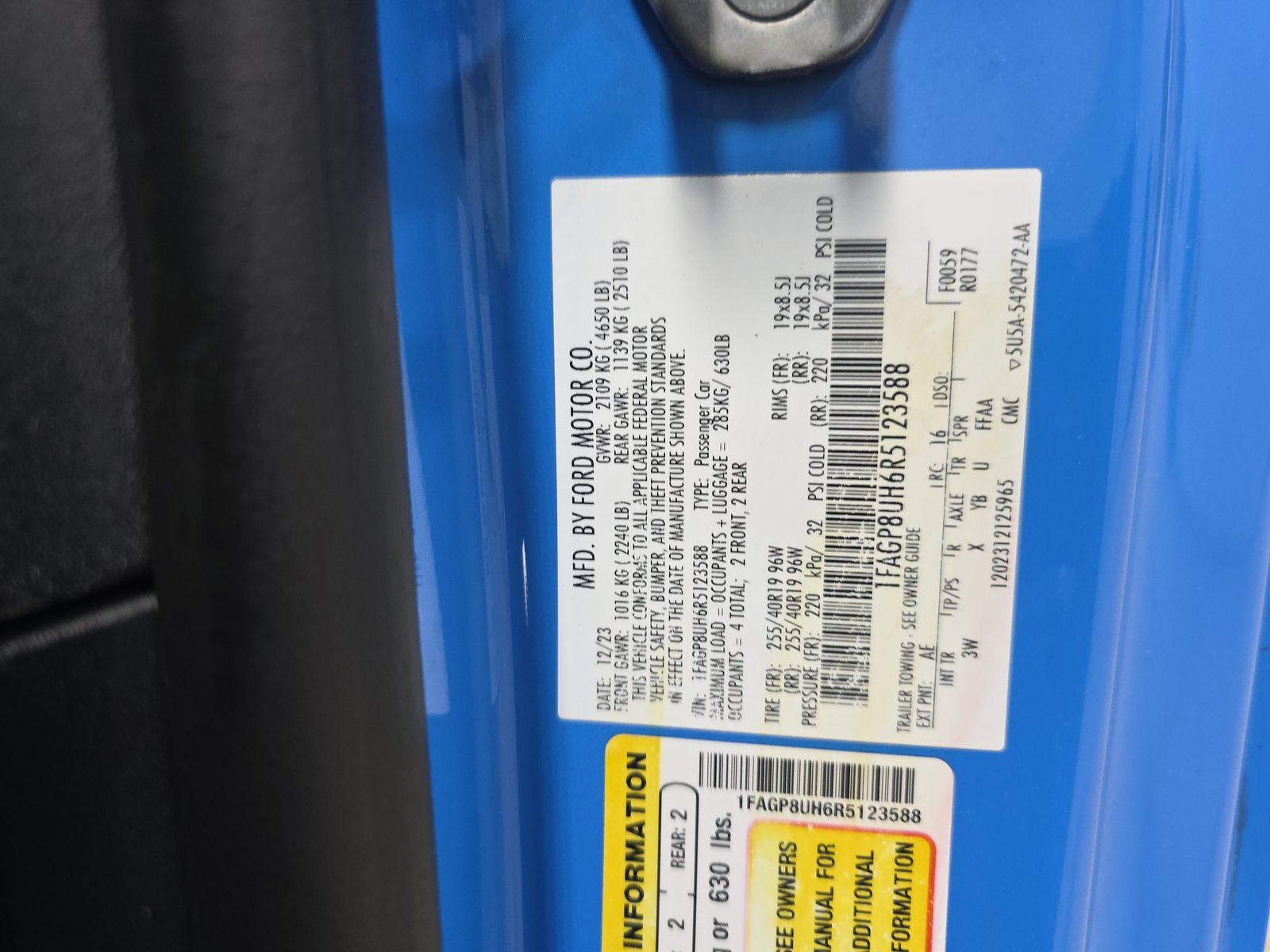 2024 Ford Mustang EcoBoost Premium RWD