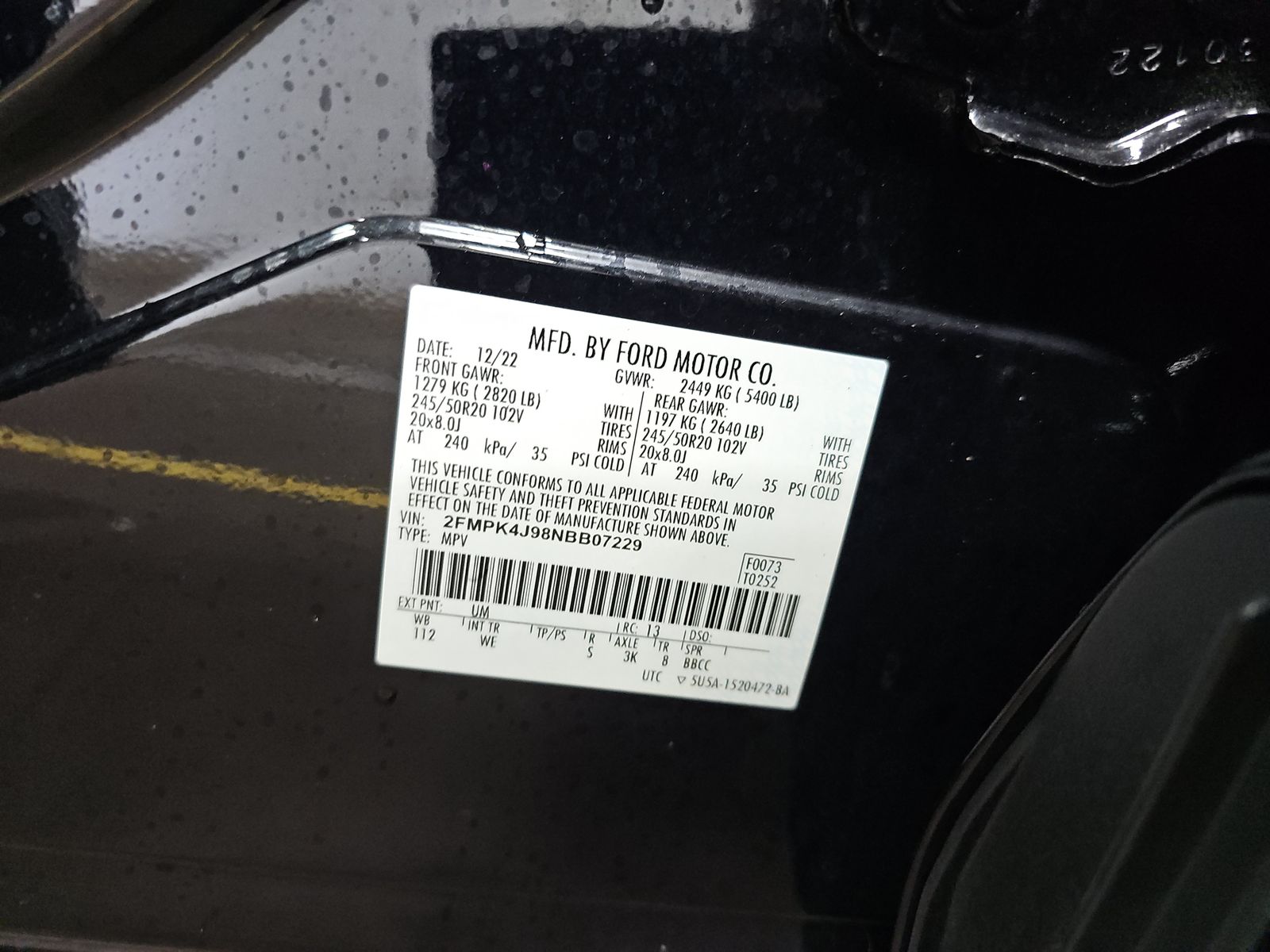 2022 Ford Edge ST-Line AWD