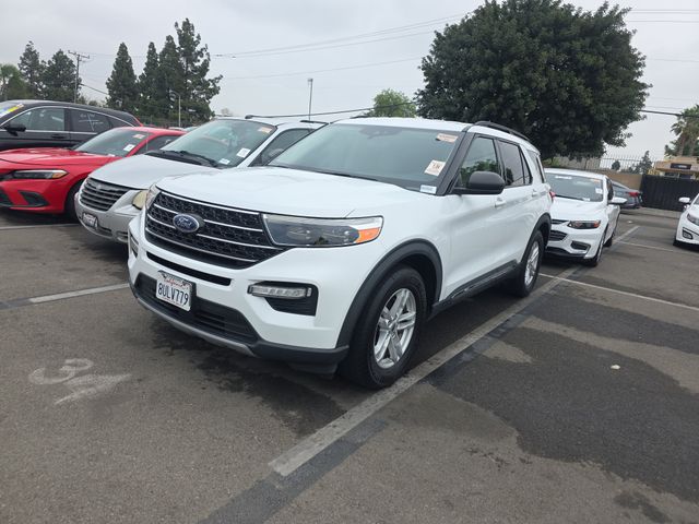 White 2020 Ford Explorer XLT RWD SUV / Crossover Rear-Wheel Drive Automatic