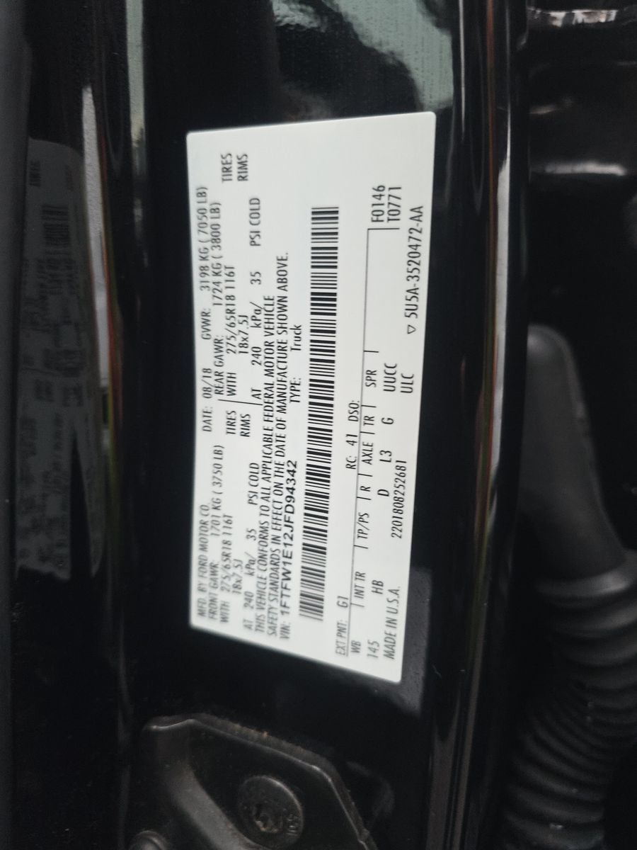 2018 Ford F-150 Lariat AWD