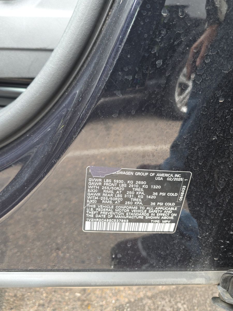 2025 Volkswagen Atlas 2.0T SE AWD