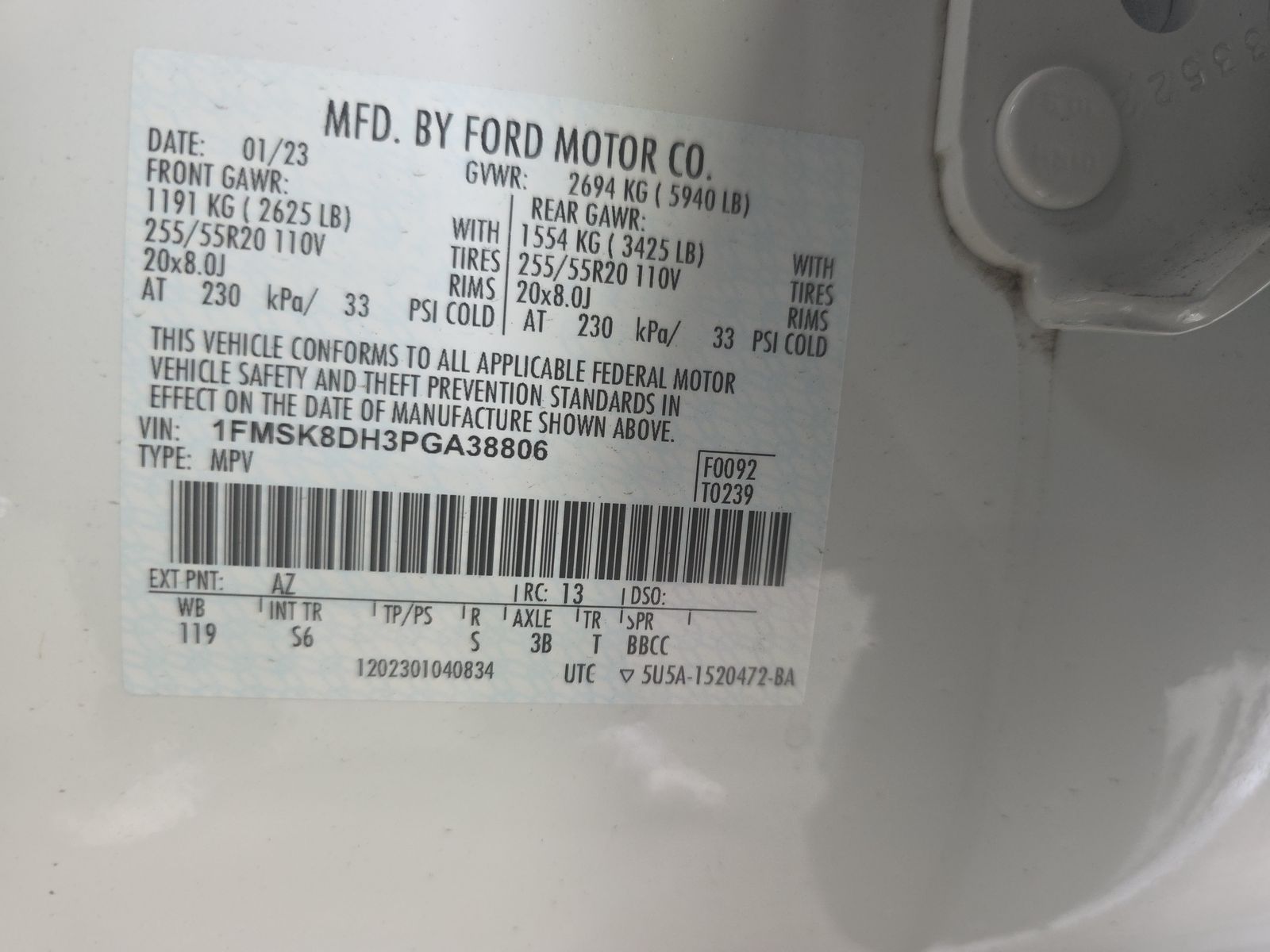 2023 Ford Explorer XLT AWD