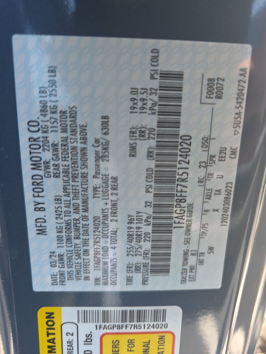 2024 Ford Mustang GT Premium RWD