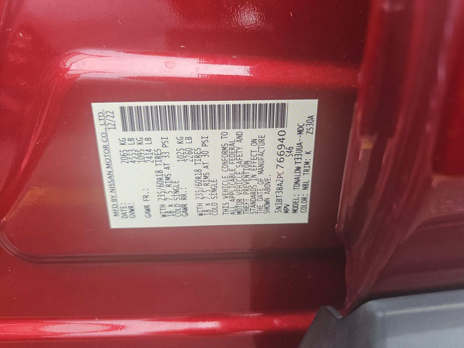 2023 Nissan Rogue SV FWD