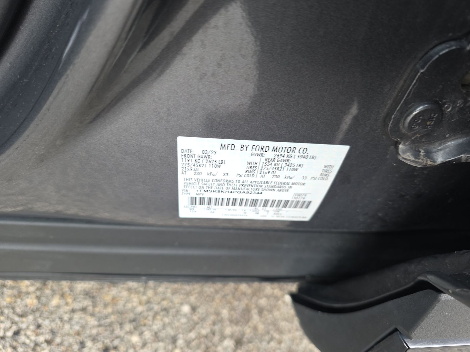 2023 Ford Explorer ST-Line AWD