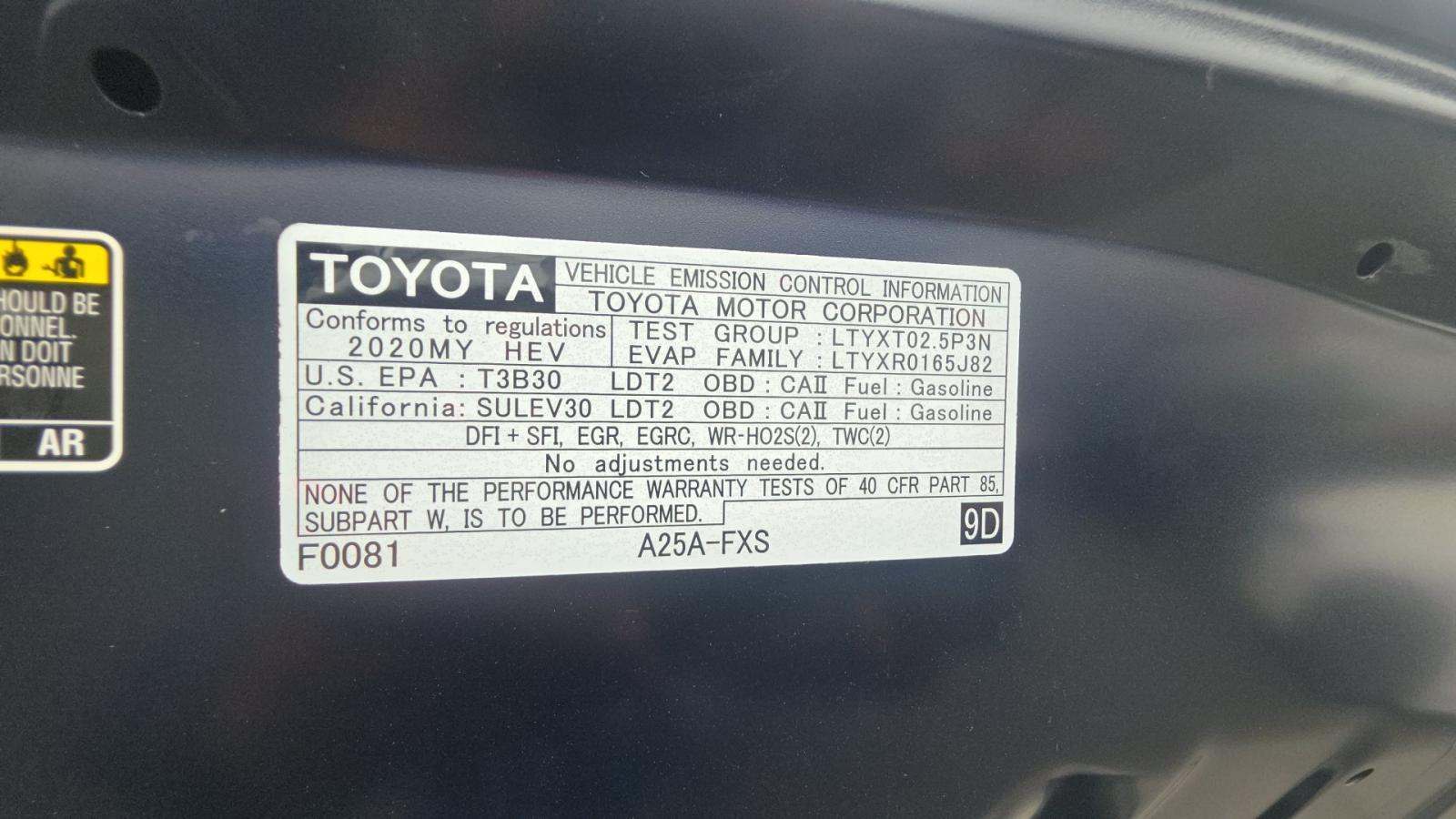 2020 Toyota RAV4 Hybrid XLE AWD