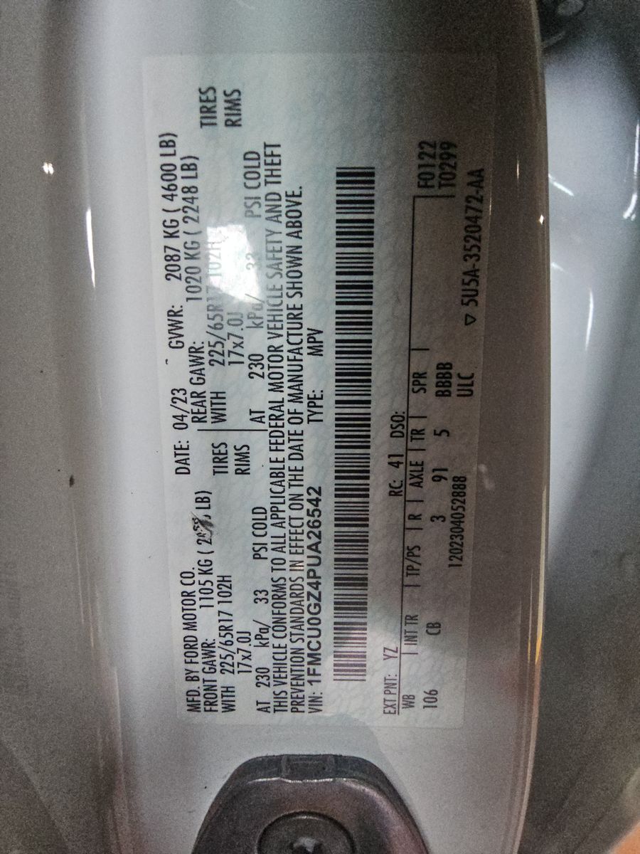 2023 Ford Escape Hybrid Active FWD