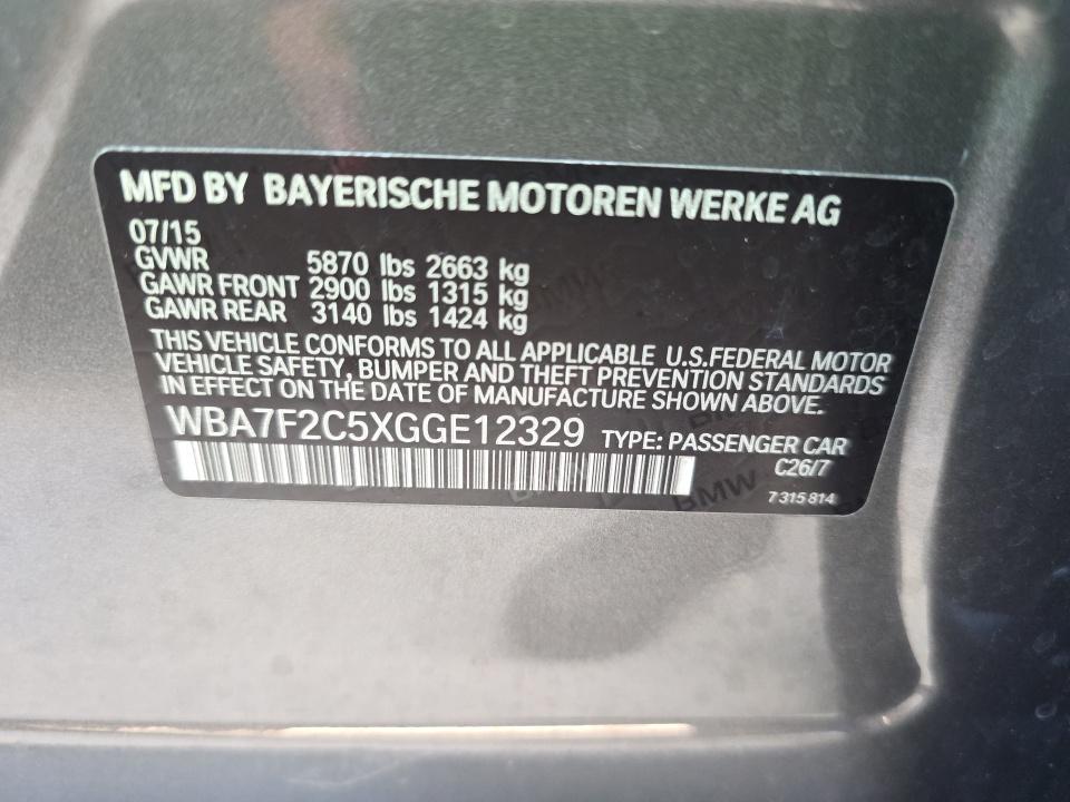 2016 BMW 7 Series 750i xDrive AWD