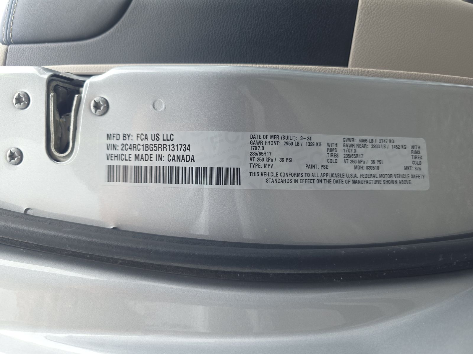 2024 Chrysler Pacifica Touring L FWD