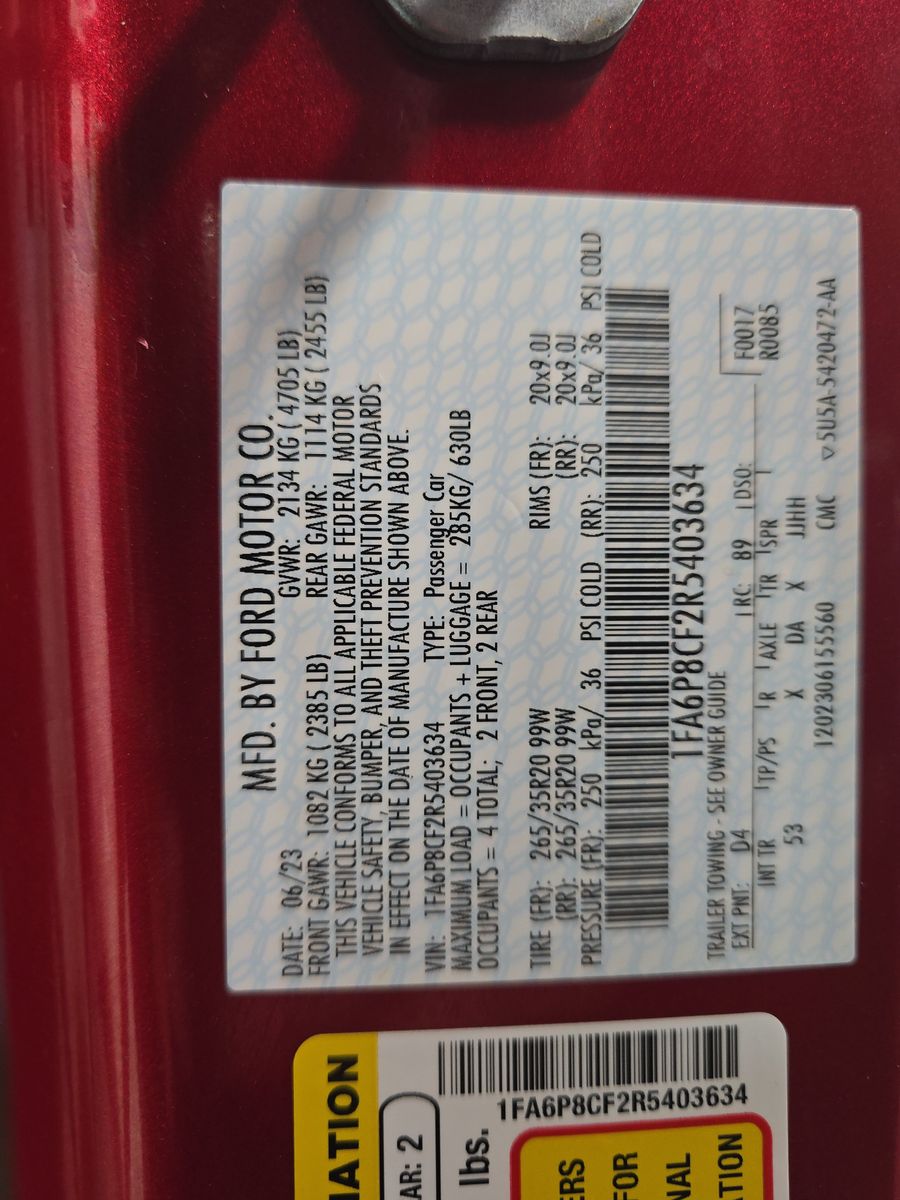 2024 Ford Mustang GT Premium RWD