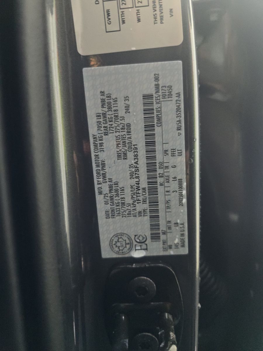 2025 Ford F-150 Tremor AWD