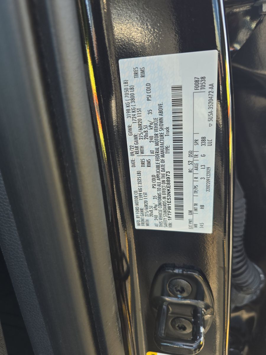 2022 Ford F-150 Lariat AWD