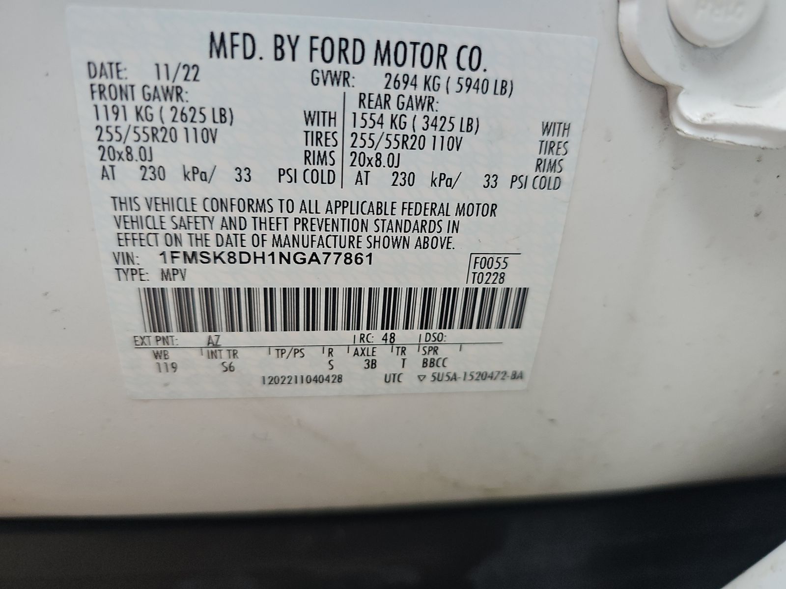 2022 Ford Explorer XLT AWD