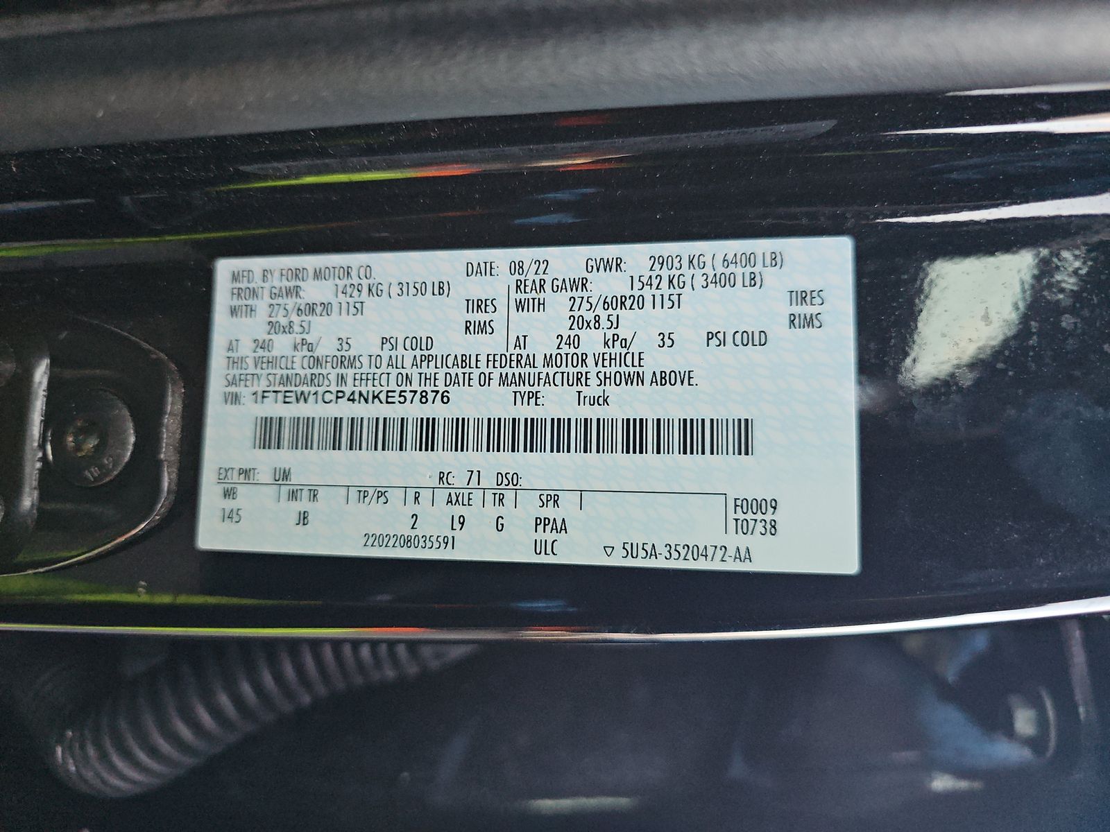 2022 Ford F-150 XL FWD