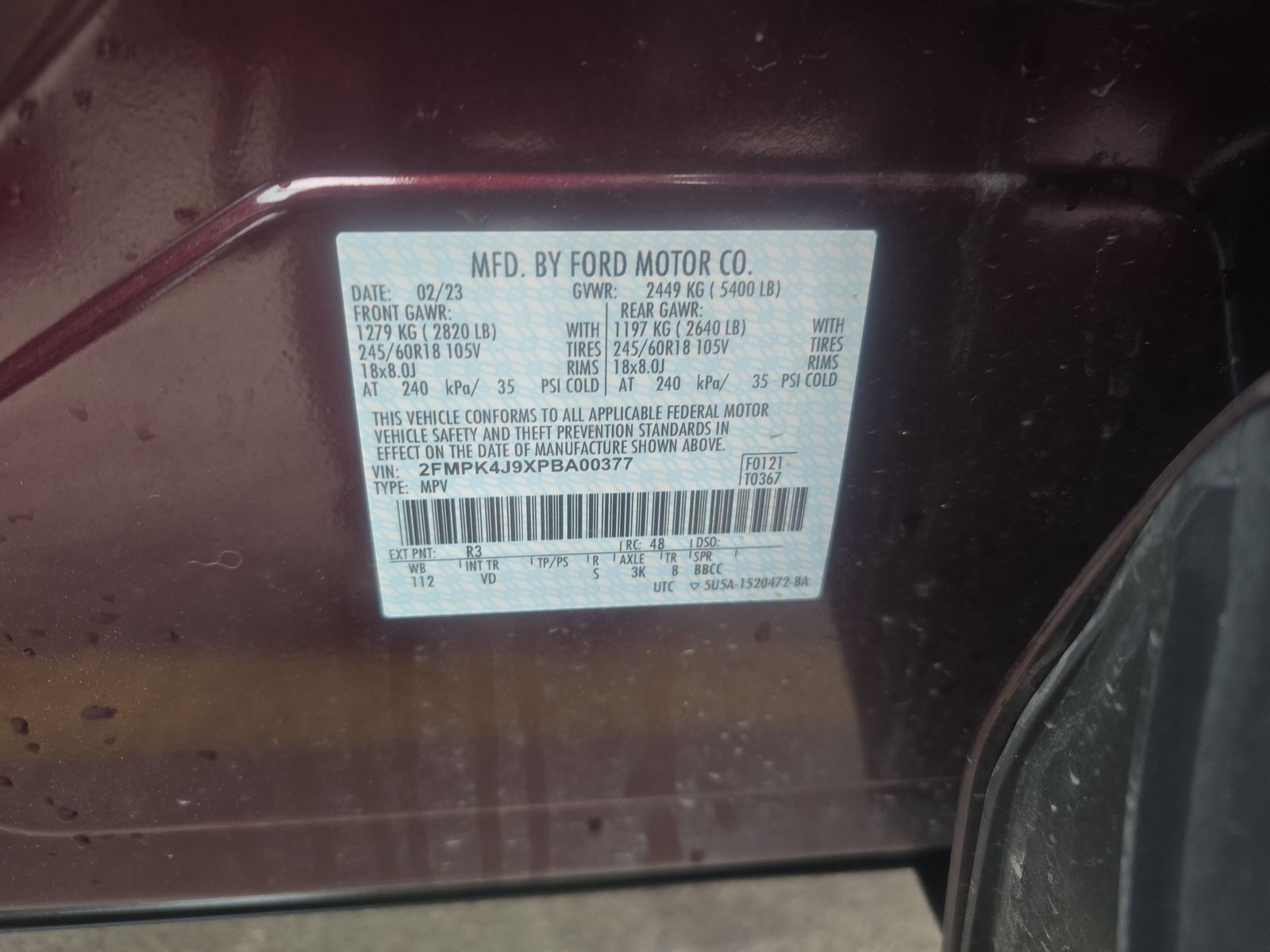 2023 Ford Edge SEL AWD