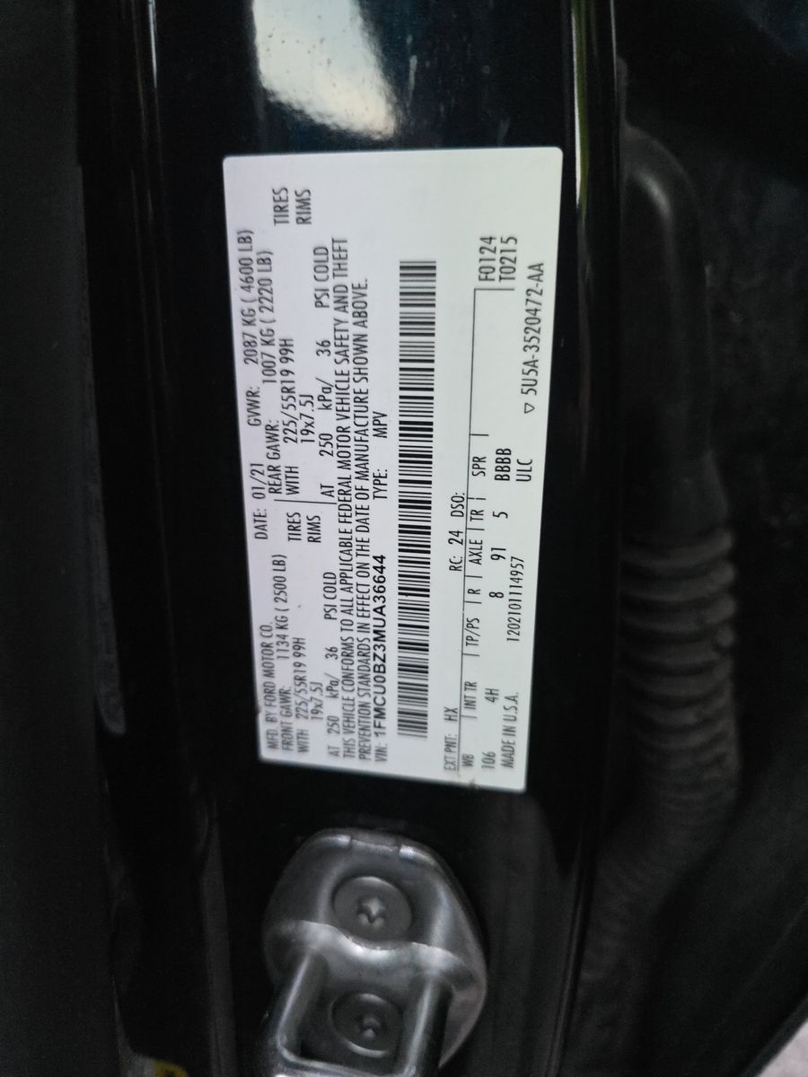 2021 Ford Escape Hybrid SE FWD