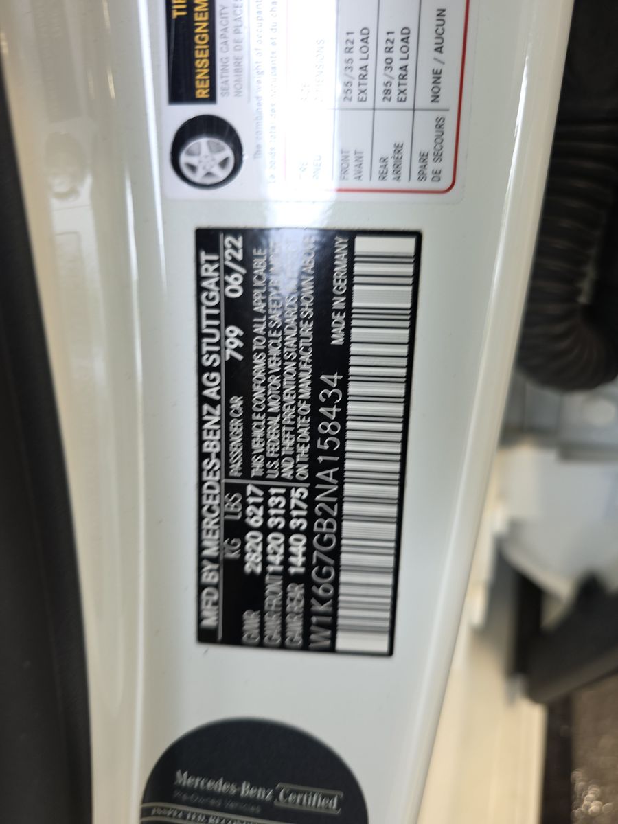 2022 Mercedes-Benz S-Class S 580 AWD