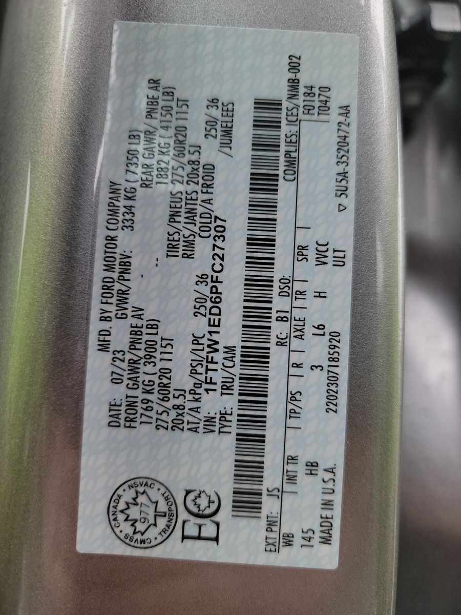 2023 Ford F-150 Hybrid Lariat AWD