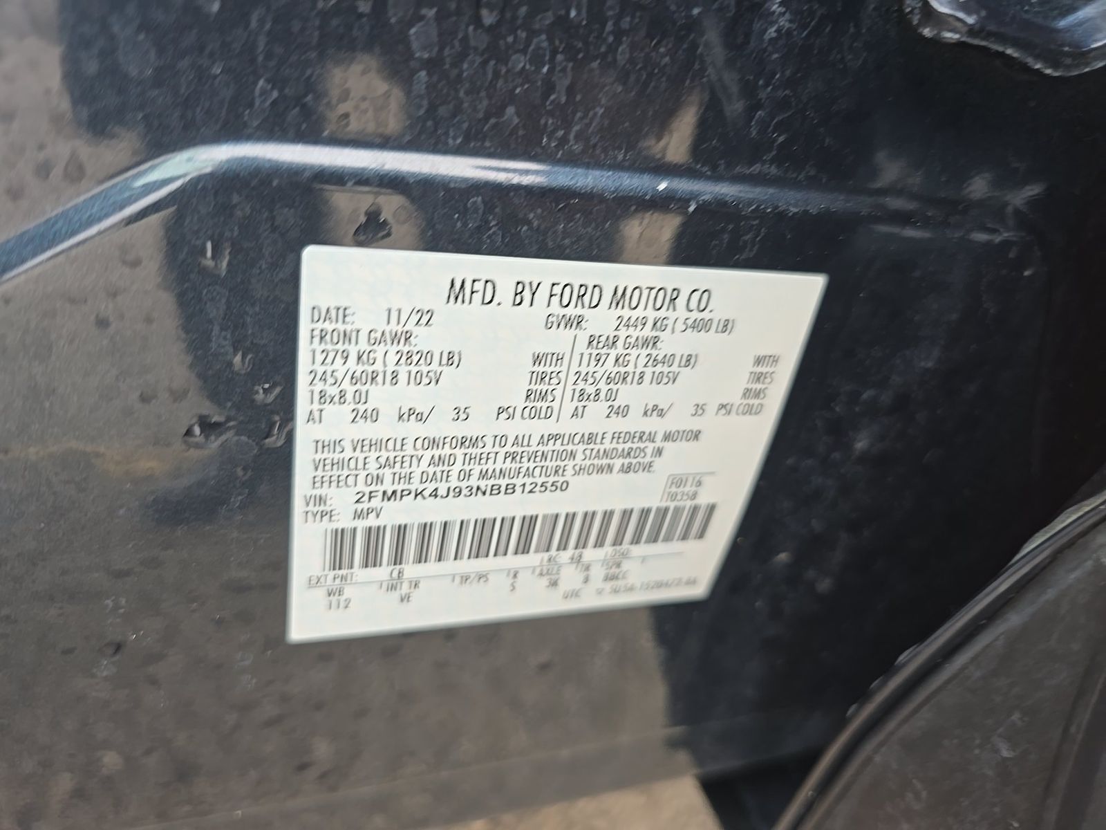 2022 Ford Edge SEL AWD