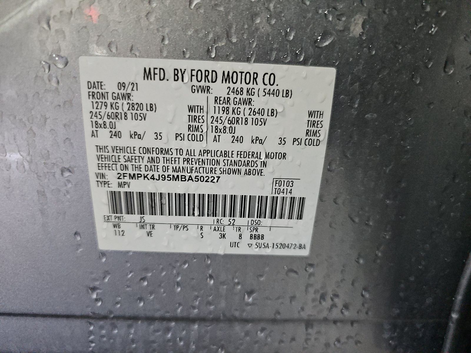 2021 Ford Edge SEL AWD