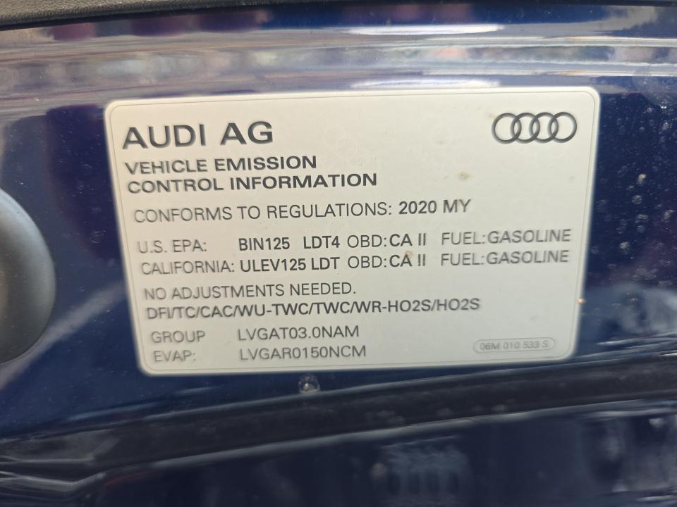 2020 Audi Q8 Premium Plus AWD