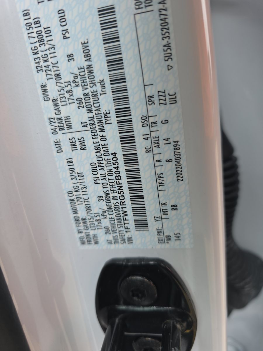 2022 Ford F-150 Raptor AWD