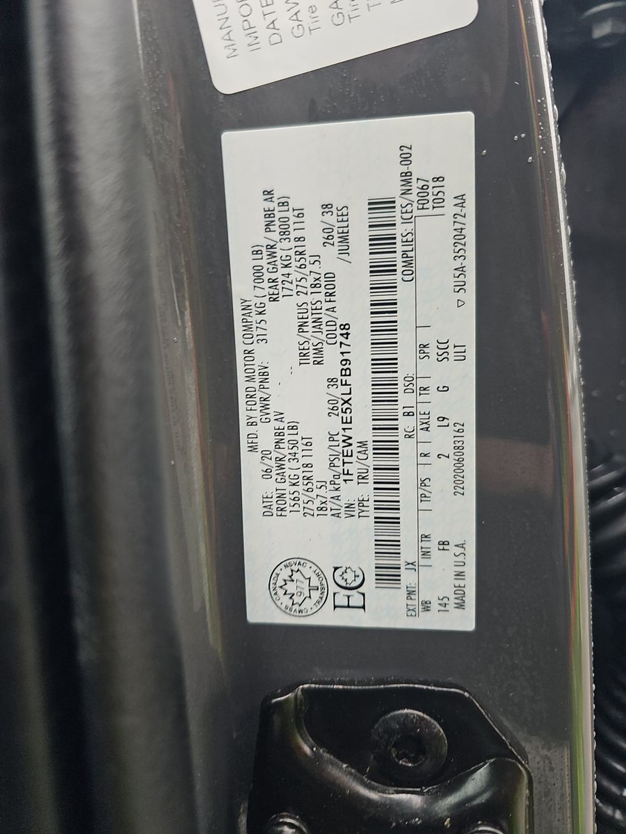 2020 Ford F-150 XLT AWD