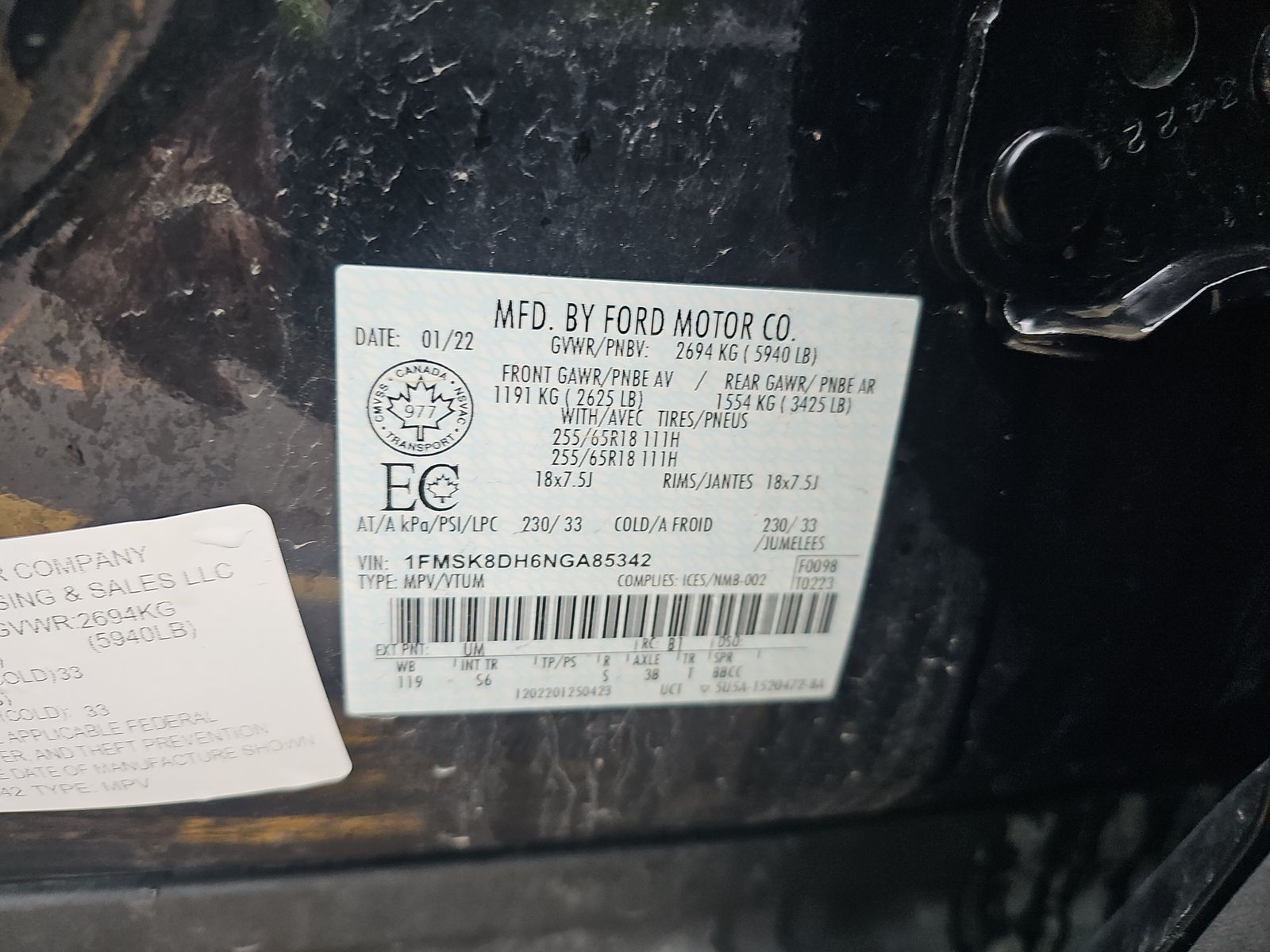 2022 Ford Explorer XLT AWD