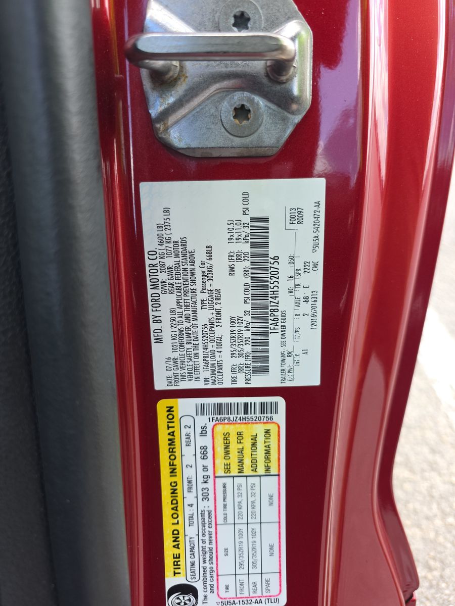 2017 Ford Mustang Shelby GT350 RWD