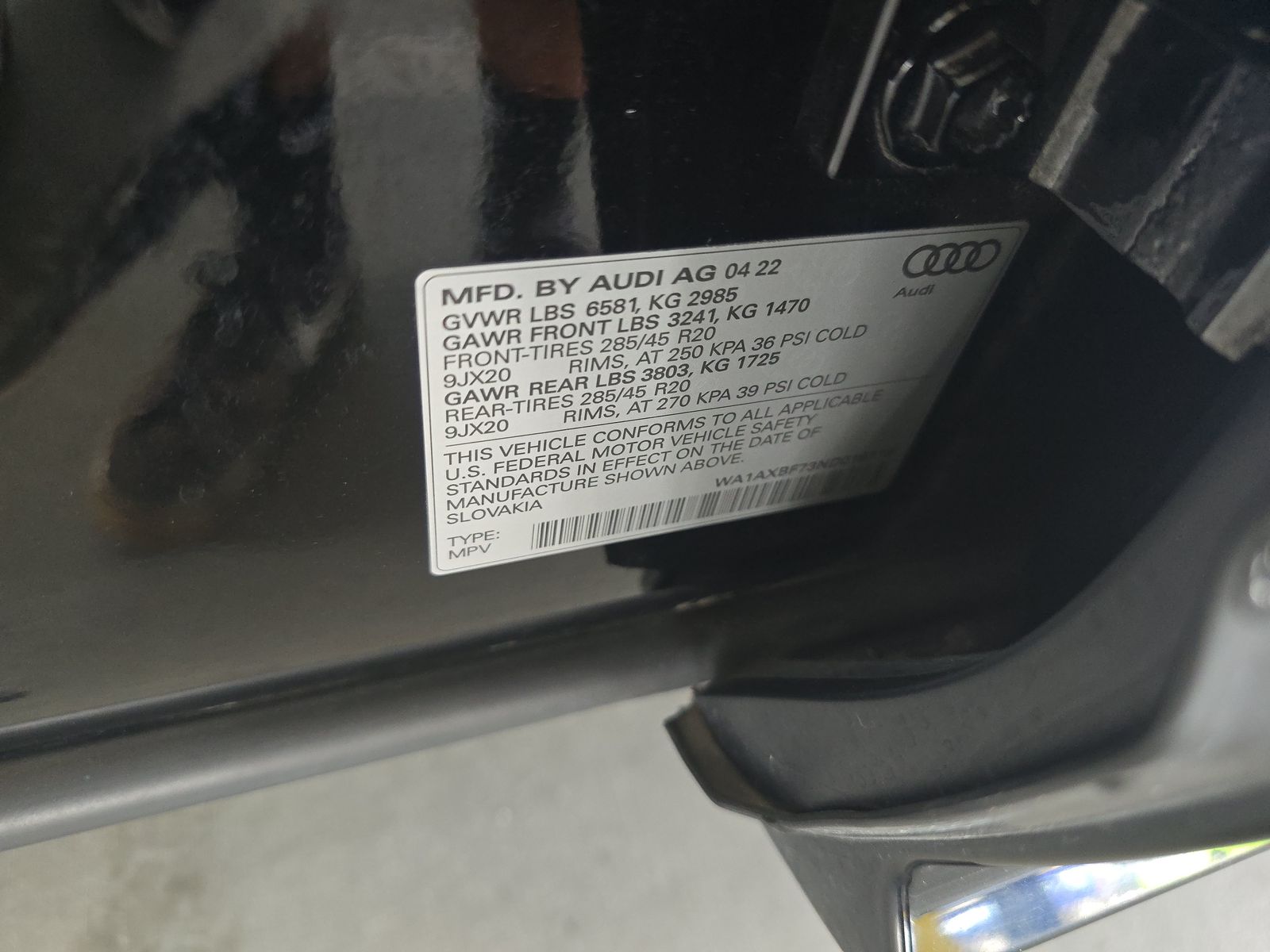 2022 Audi Q7 Premium AWD