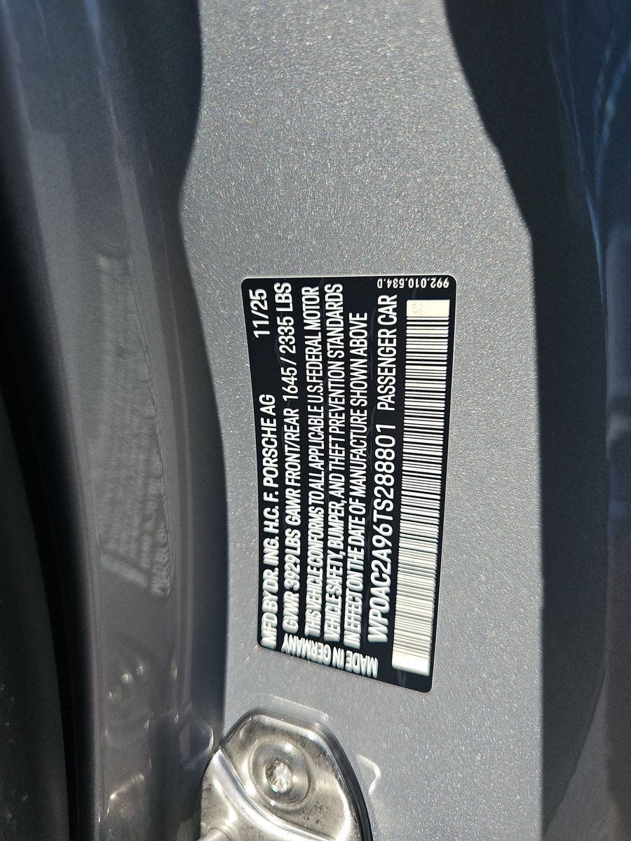 2026 Porsche 911 GT3 RWD