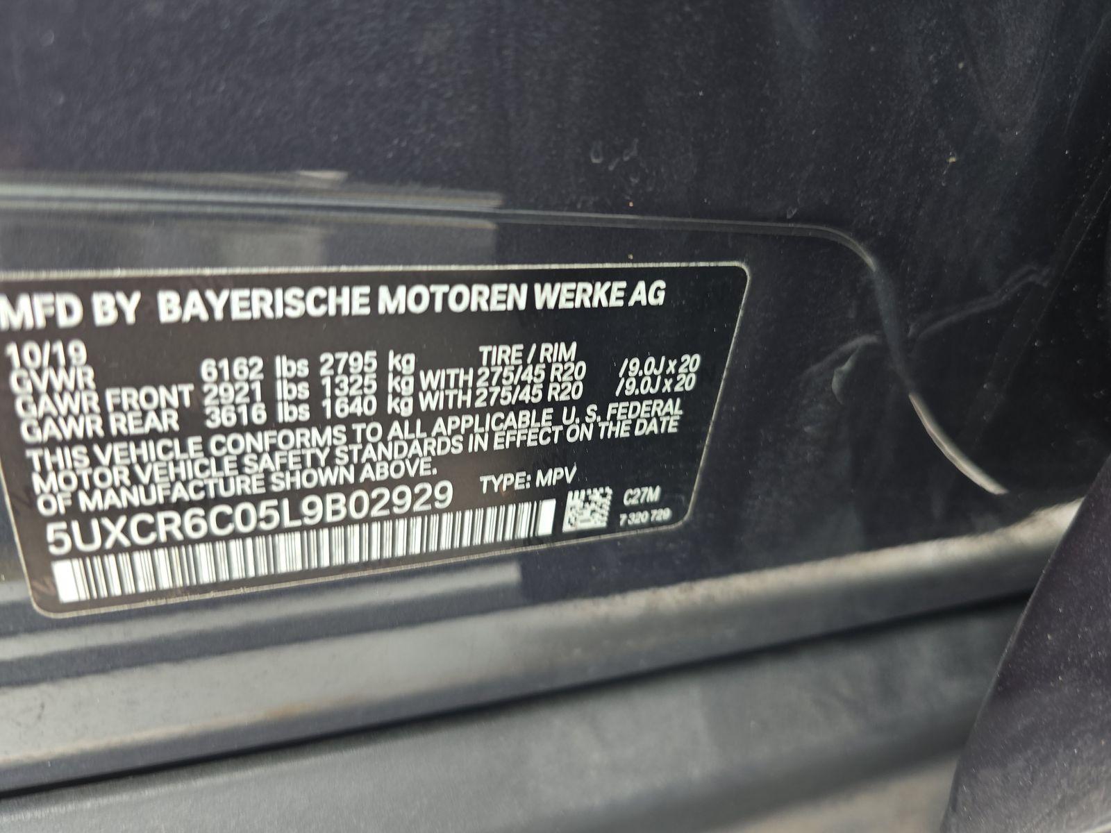 2020 BMW X5 xDrive40i AWD