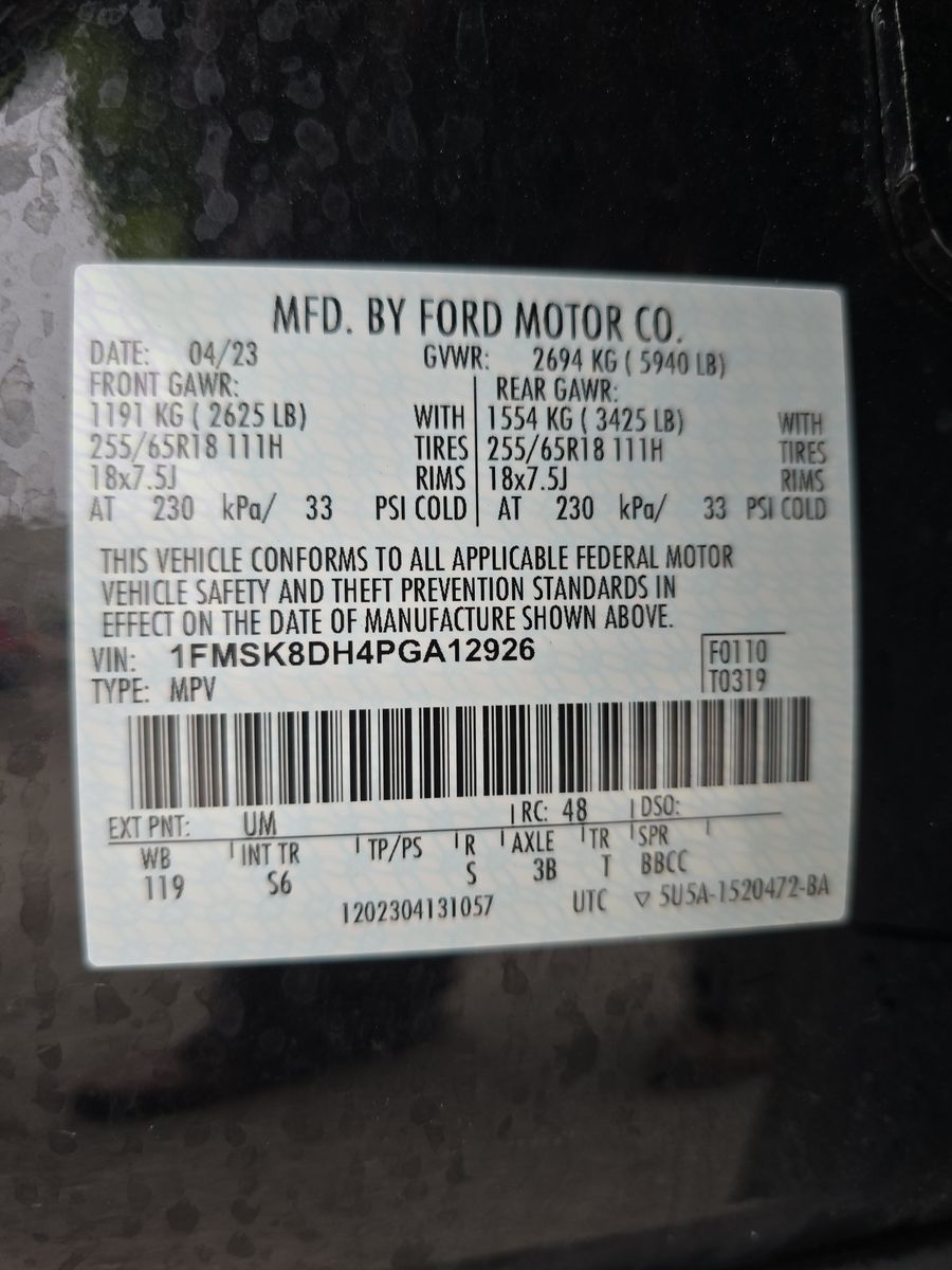 2023 Ford Explorer XLT AWD