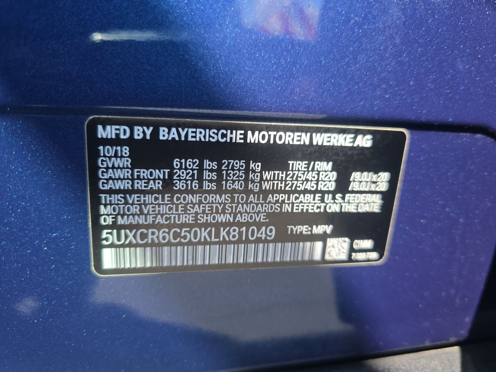 2019 BMW X5 xDrive40i AWD