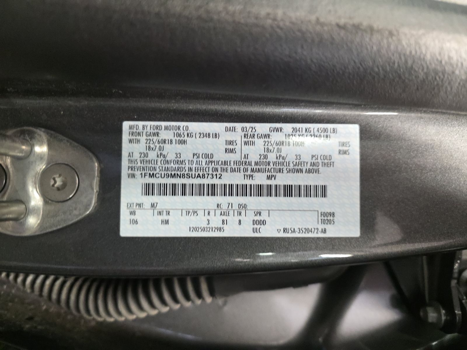 2025 Ford Escape ST-Line AWD