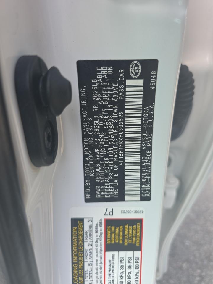 2017 Toyota Camry XLE FWD