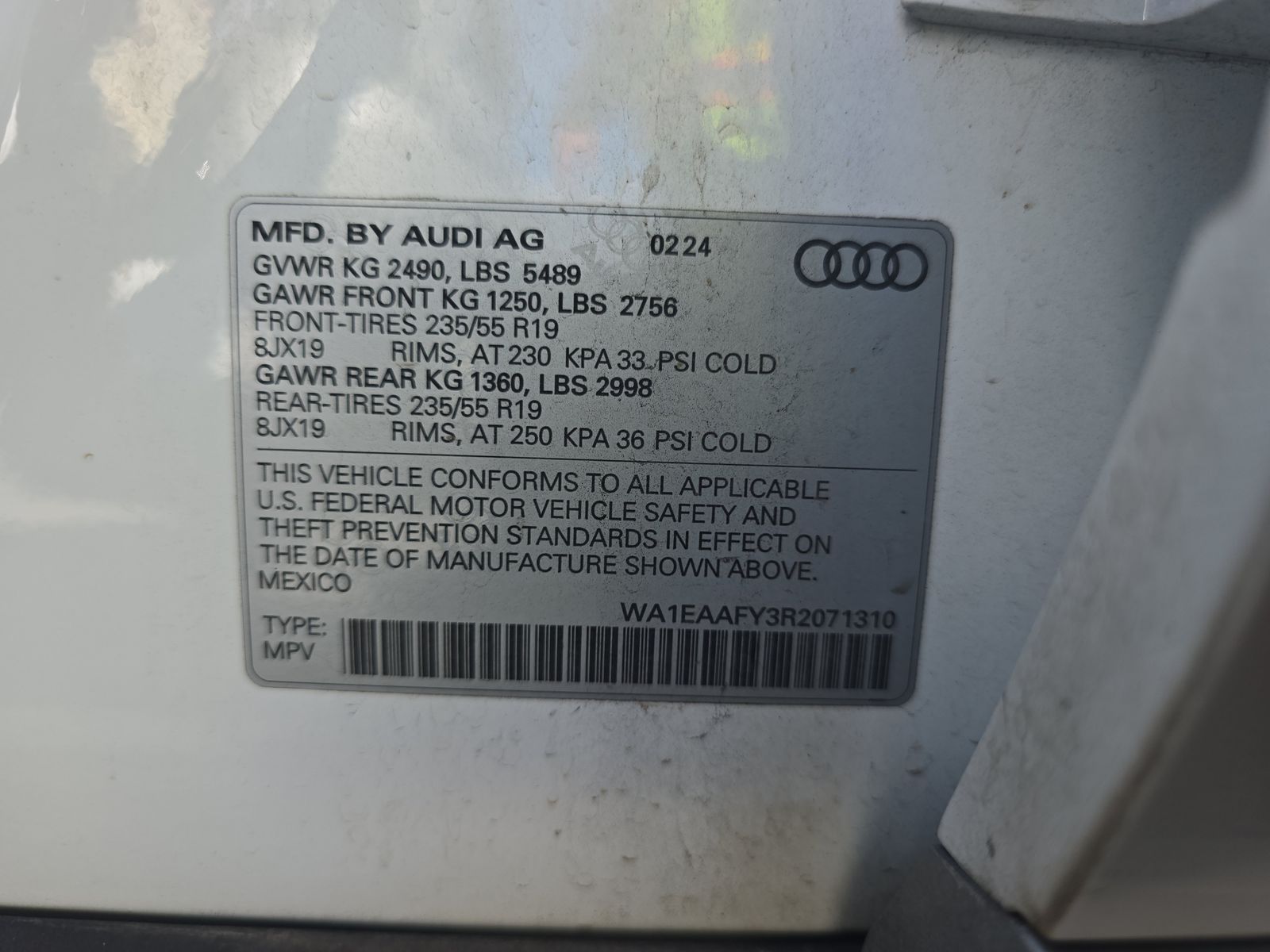 2024 Audi Q5 S line Premium Plus FWD