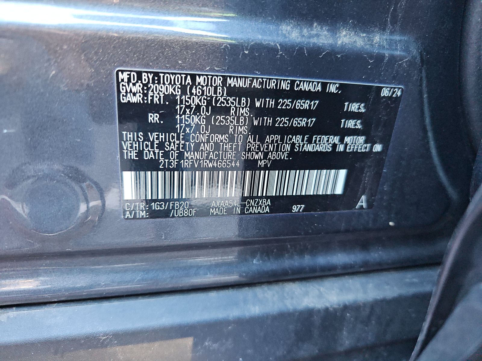 2024 Toyota RAV4 LE AWD