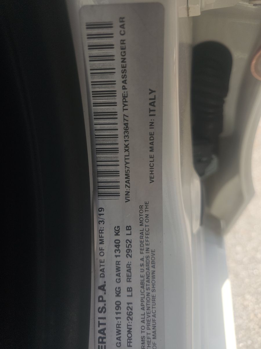 2019 Maserati Ghibli S Q4 GranLusso AWD