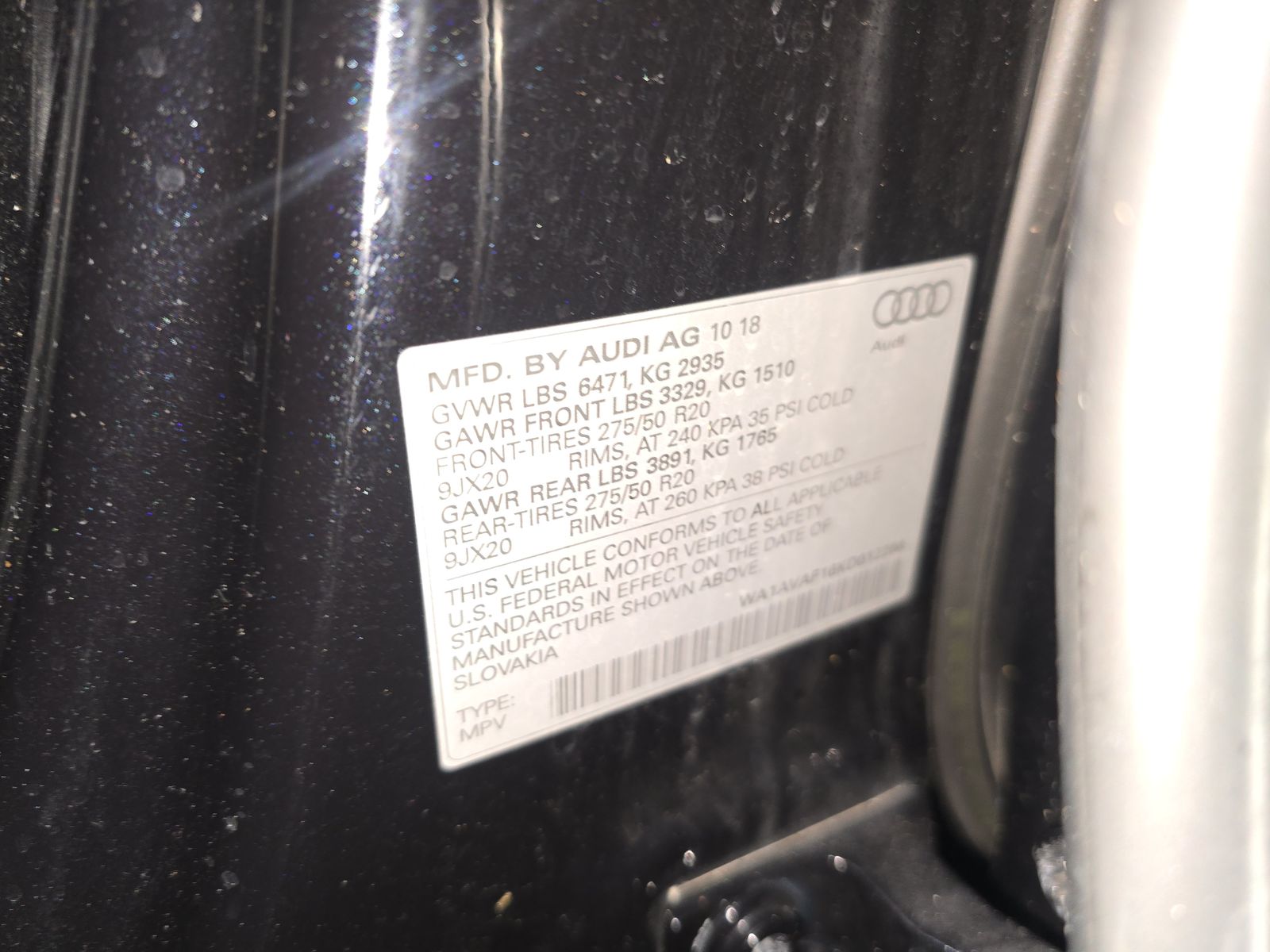 2019 Audi Q8 Premium AWD